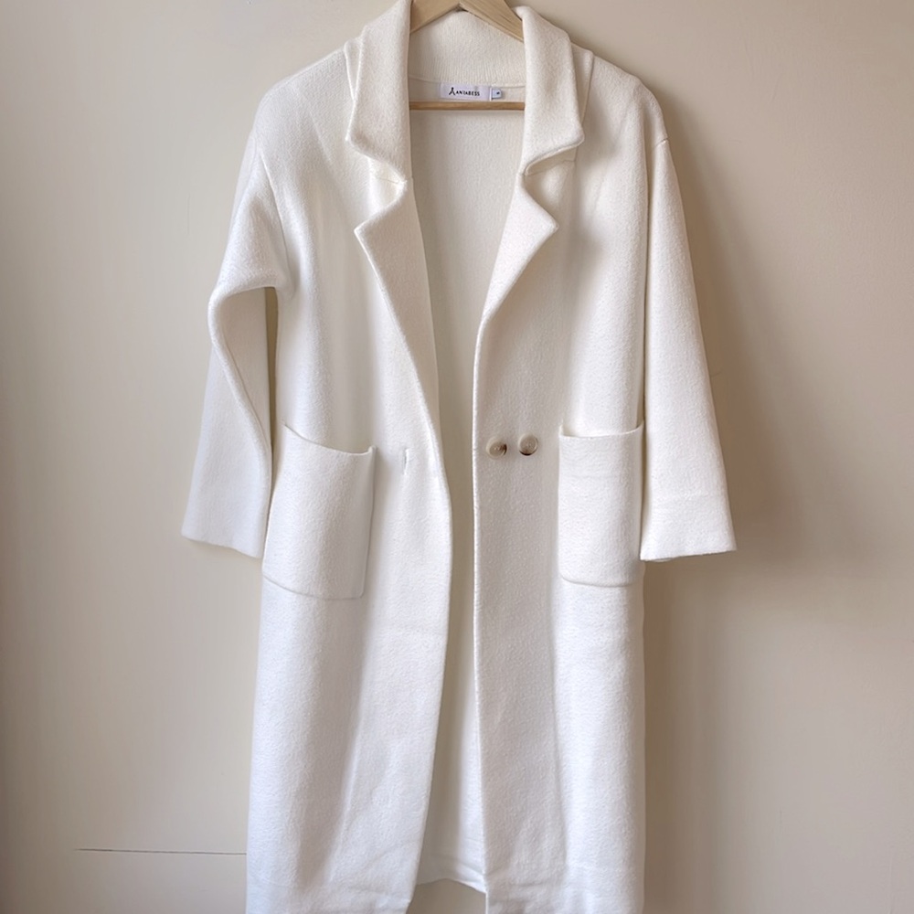 Giorgio Armani Cream Teddy Jacket